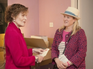 Talking about writing with one of my heroes, Judy Blume