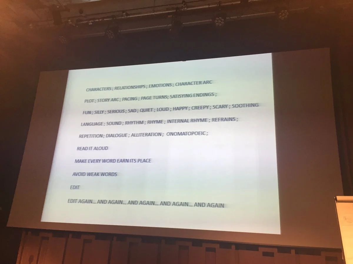 Marie-Louise shared her tips on one clever slide