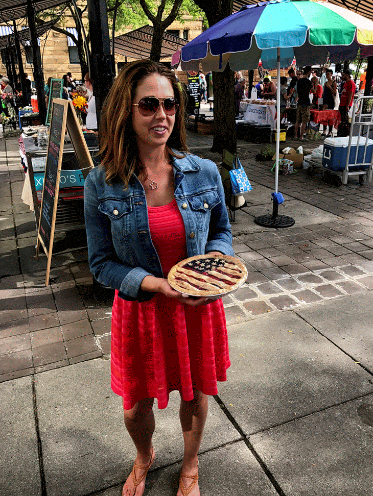Homemade pie at Barr Street
