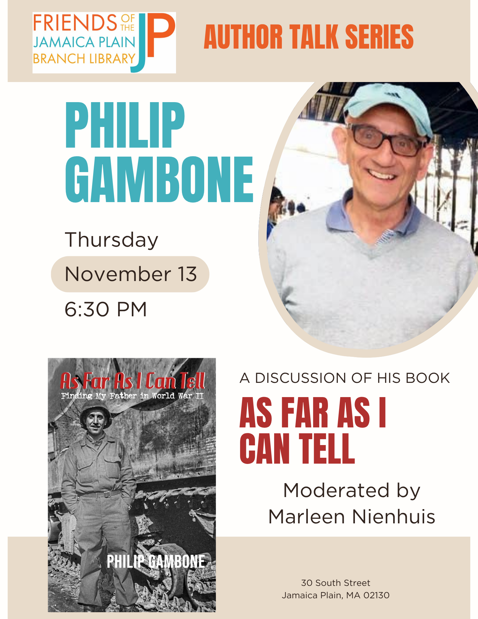 Author Talk Series: Philip Gambone