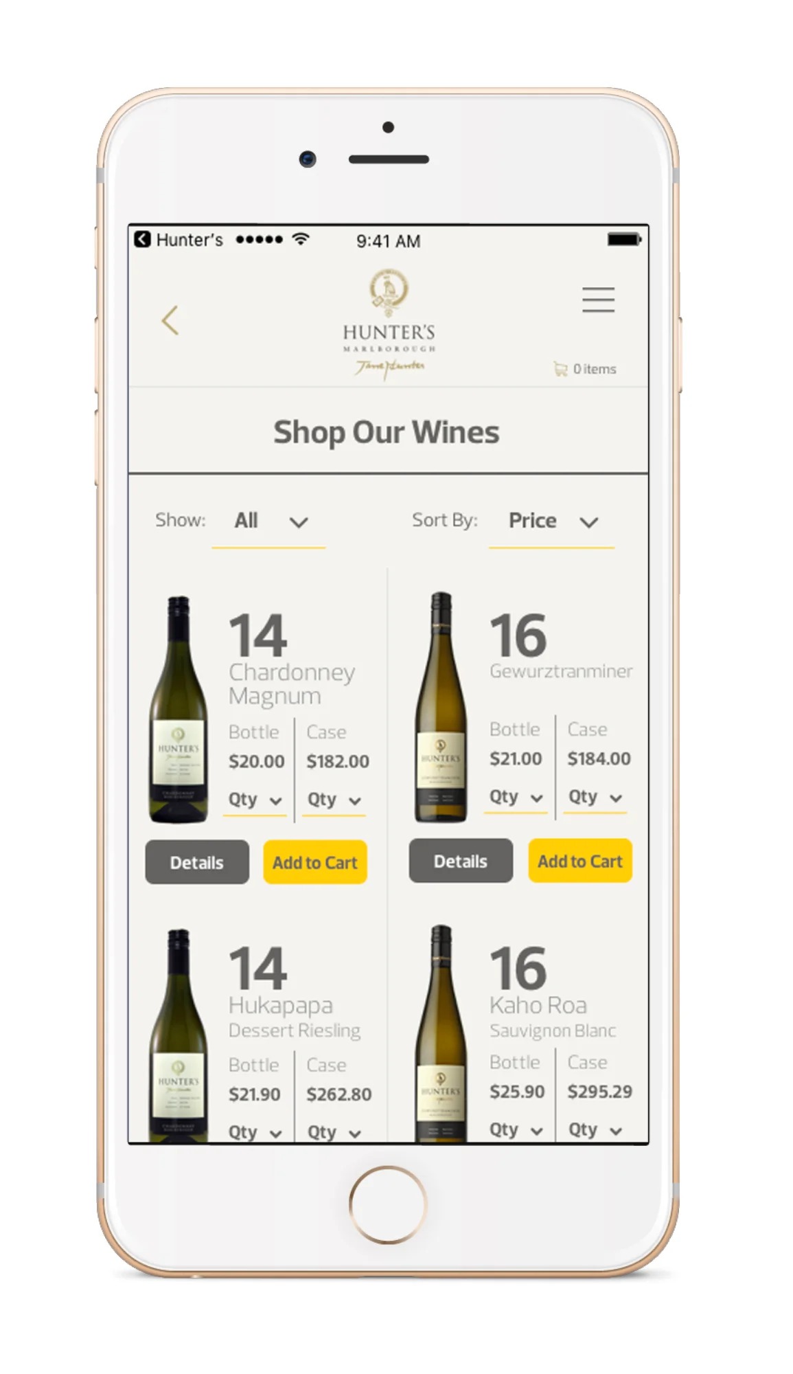Product Description Page - Mobile app