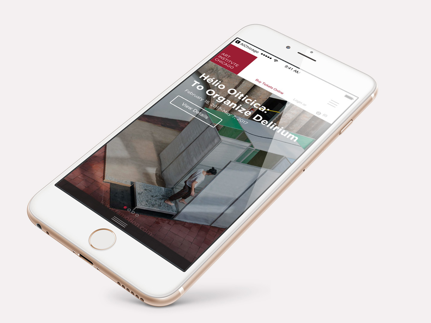 Mobile website redesign
