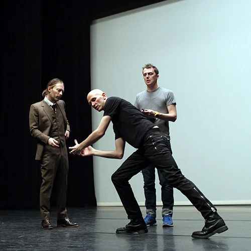 Garth working with Thom Yorke and choreographer Wayne McGregor