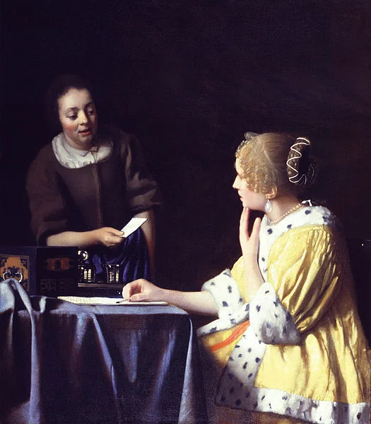 Johannes Vermeer, Mistress and Maid