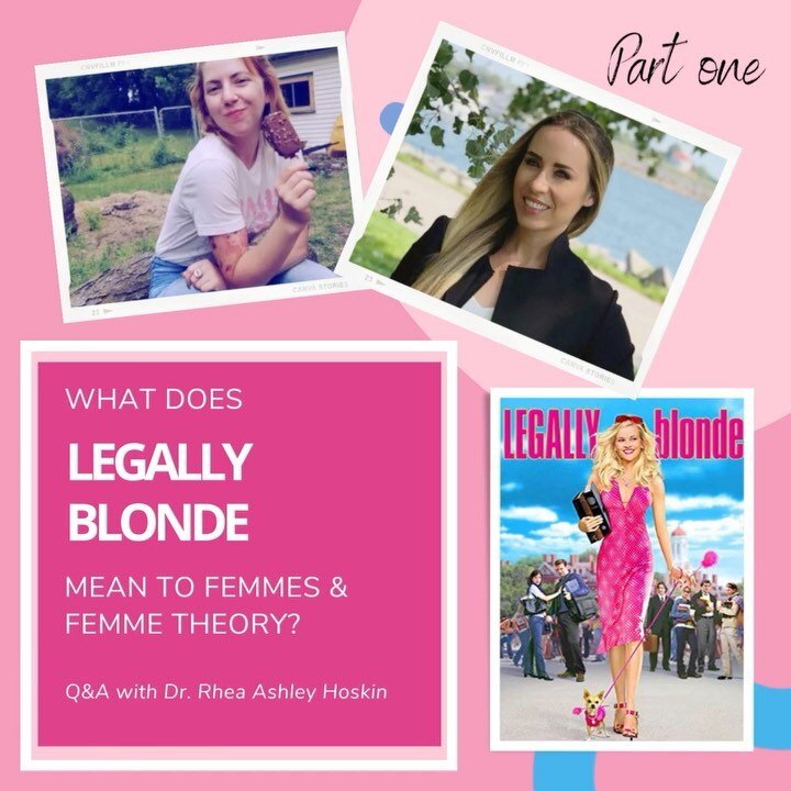 Did Legally Blonde resonate with you as a budding femme too? So many femmes found femme-spiration in the iconic movie (which recently turned 20!!). A few weeks ago, Dr. Andi Schwartz (@acafemmeic ) interviewed me for an article she was writing for Xt