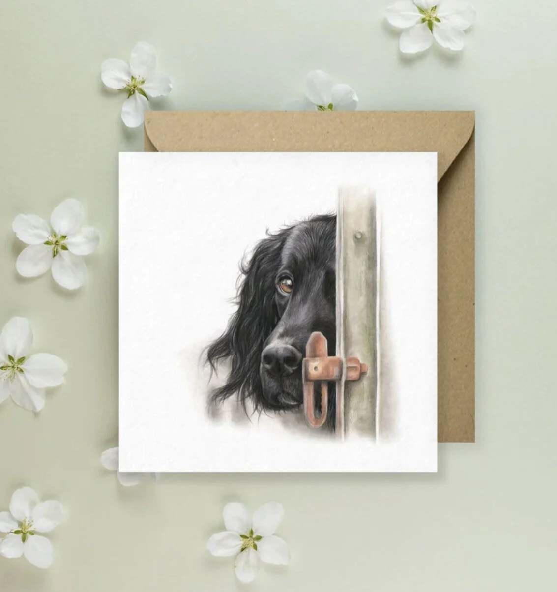 Kimberley Dewhurst 'Ready and Waiting' Greeting Card