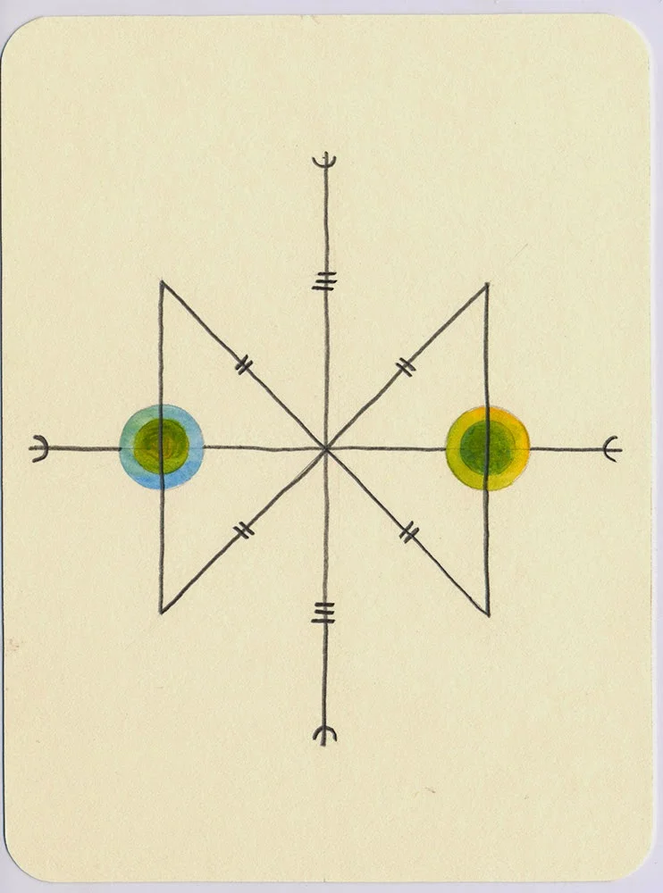 Jesse Bransford, To Bring Peace Between Quarrelers (8), 2014, 7 1/2 x 5 1/2”, Watercolor and graphite on paper.
