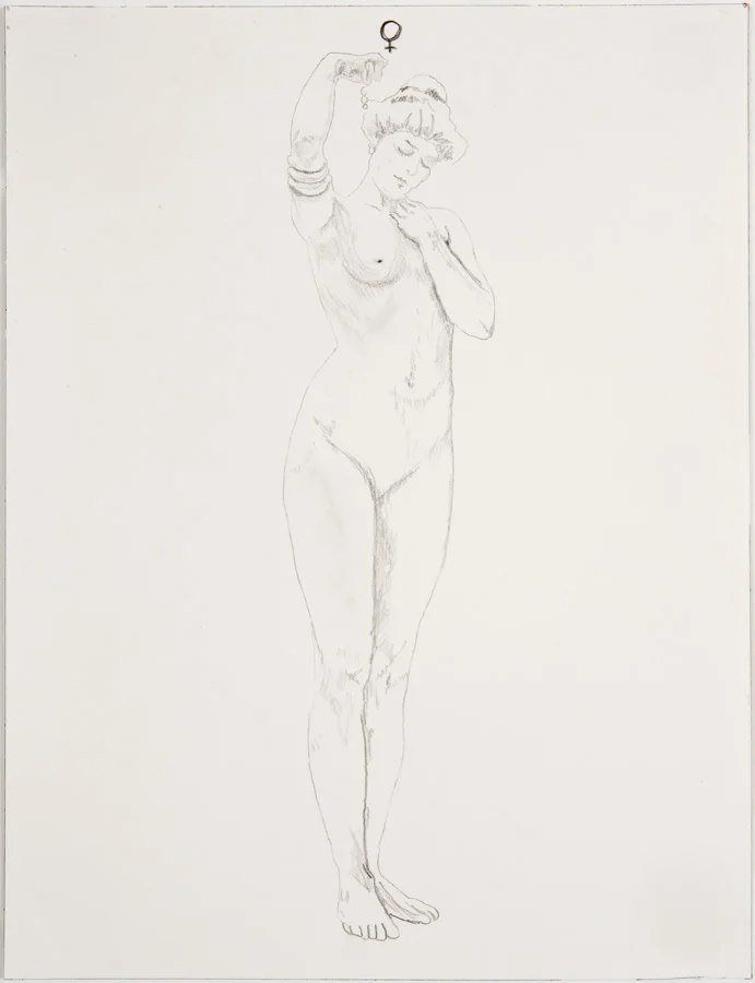 This and Below: Jesse Bransford, Untitled II (In Two Parts) , 2010, 16x12" and 14x20", Graphite on paper.