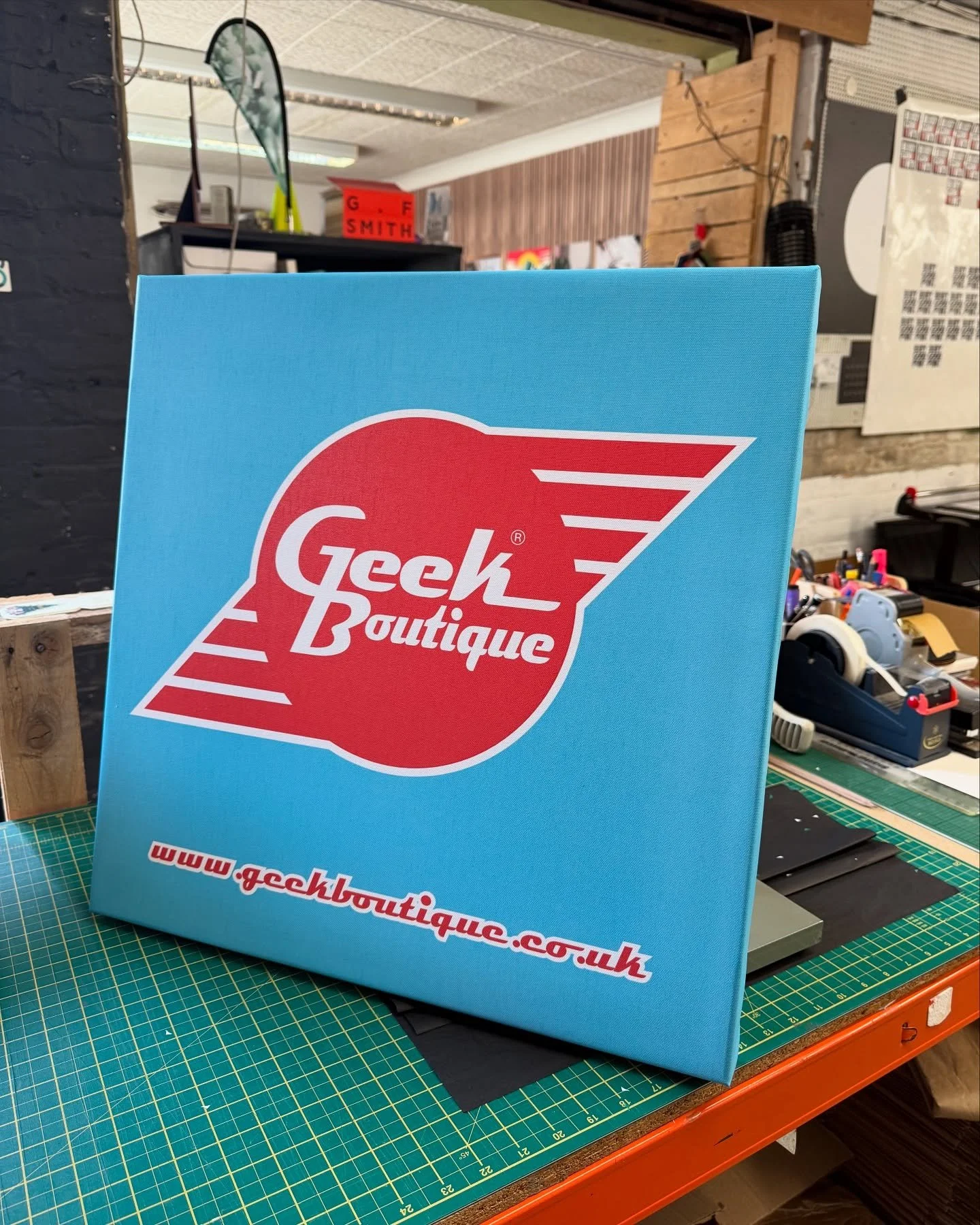 Canvas print for a local customer that’s opening up another pop up - they have some really cool products worth checking out @geekboutiqueuk