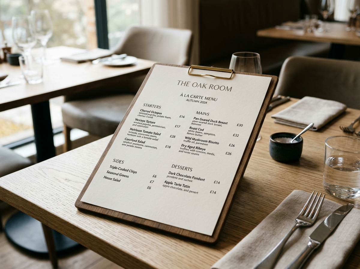 Express Printed Menus