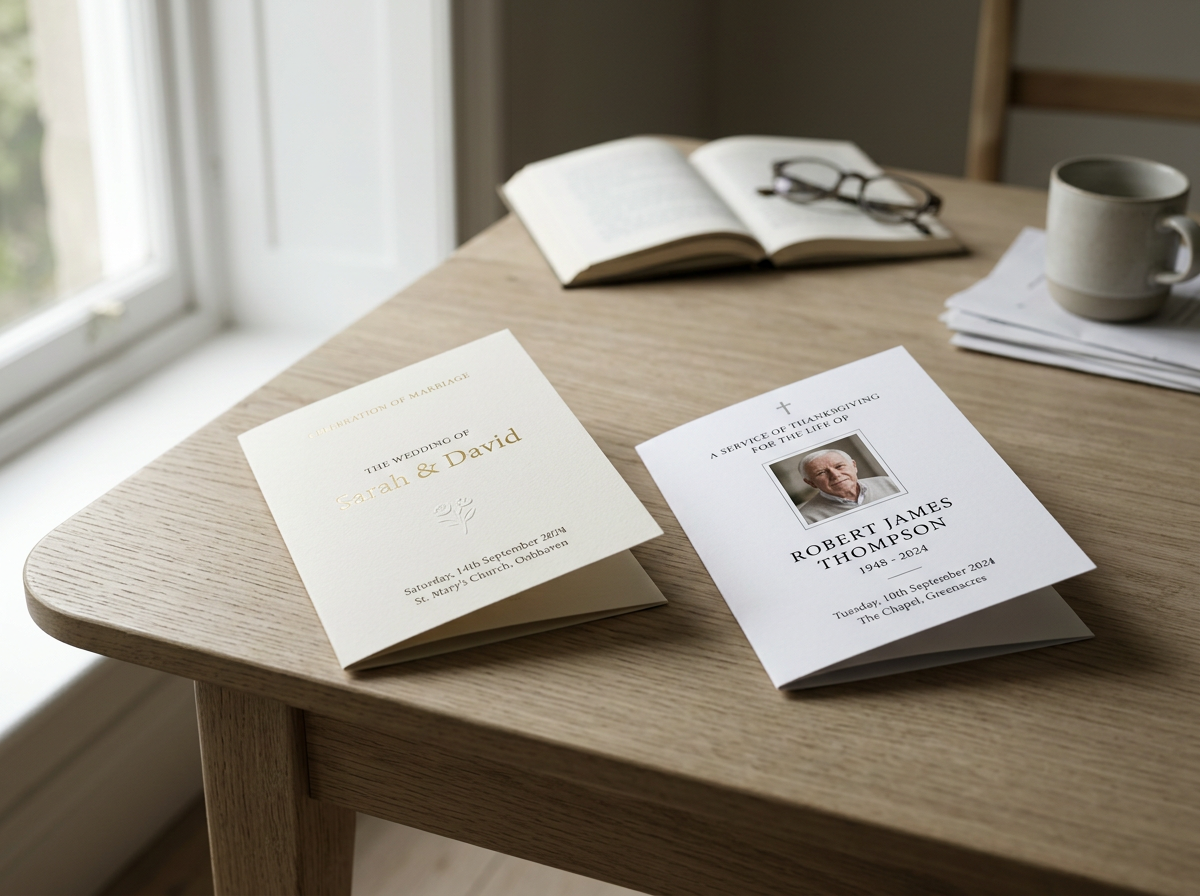 Order of Service Printing (A5)