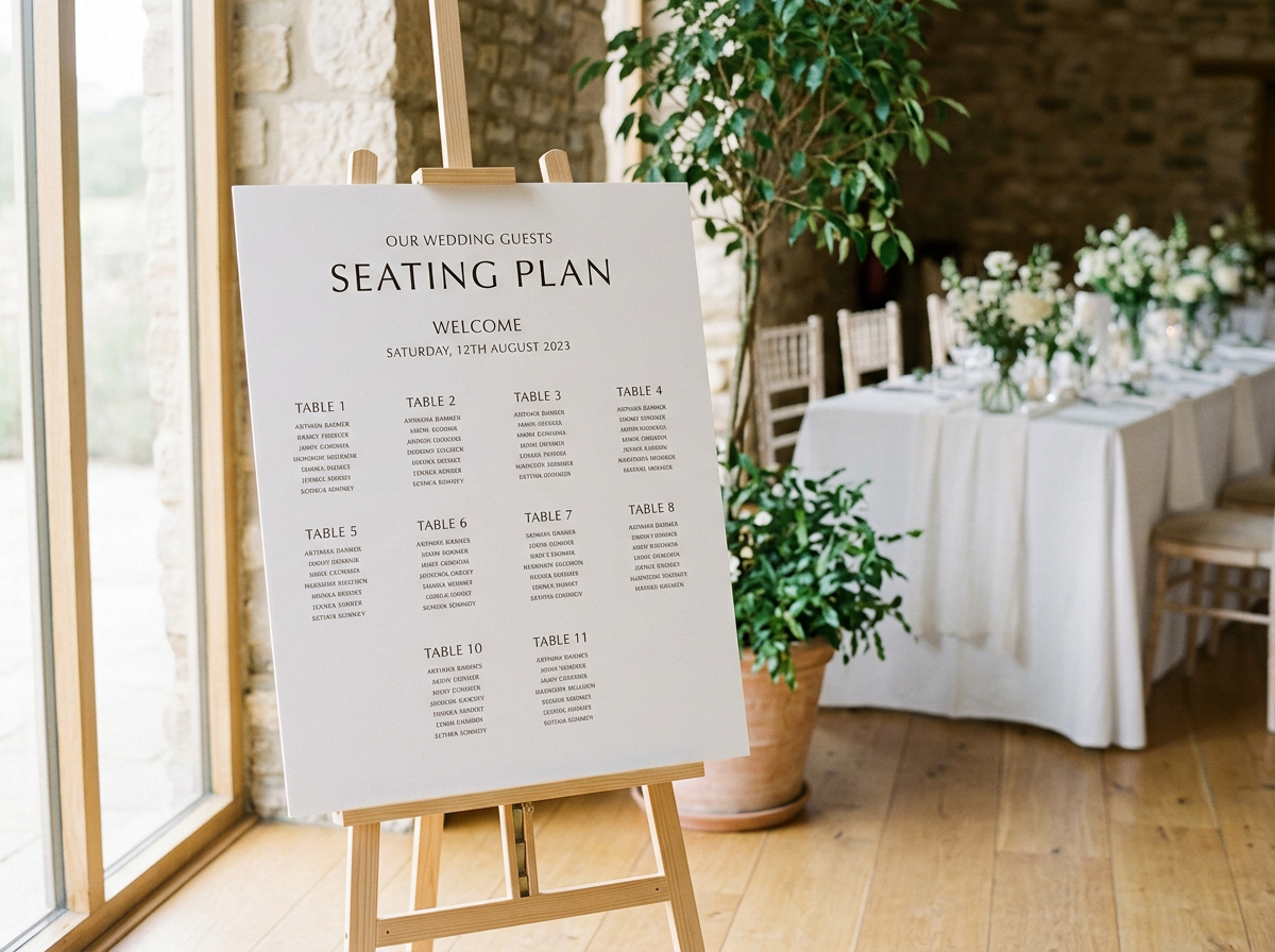 Wedding Signs - Table Plan