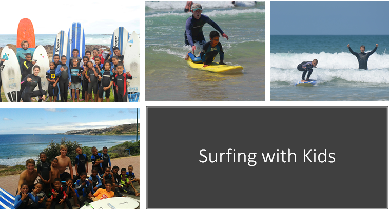  Este programa ensina surfing a criançase jovensdesfavorecidos de uma área rural, manténdo-os longe de drogas, dando-lhes apoio para se desenvolver. Os voluntáriosensinam as crianças a surfar, praticamjogos, ioga e natação e ainda ajudamcom a lição de casa após a escola.