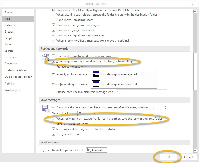 These Two Outlook Options Will Keep You and Your Inbox Uncluttered!