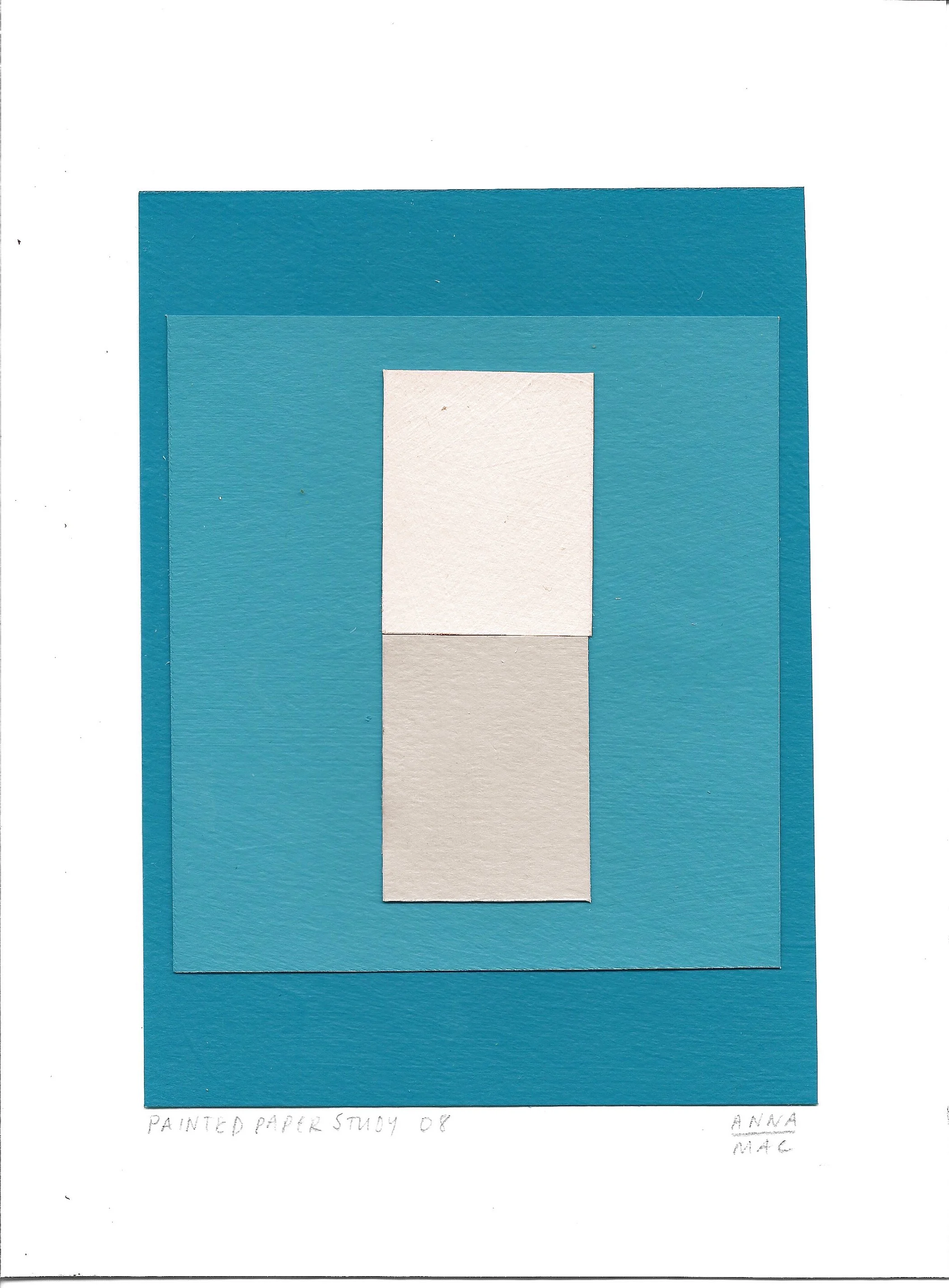 Painted paper study 08