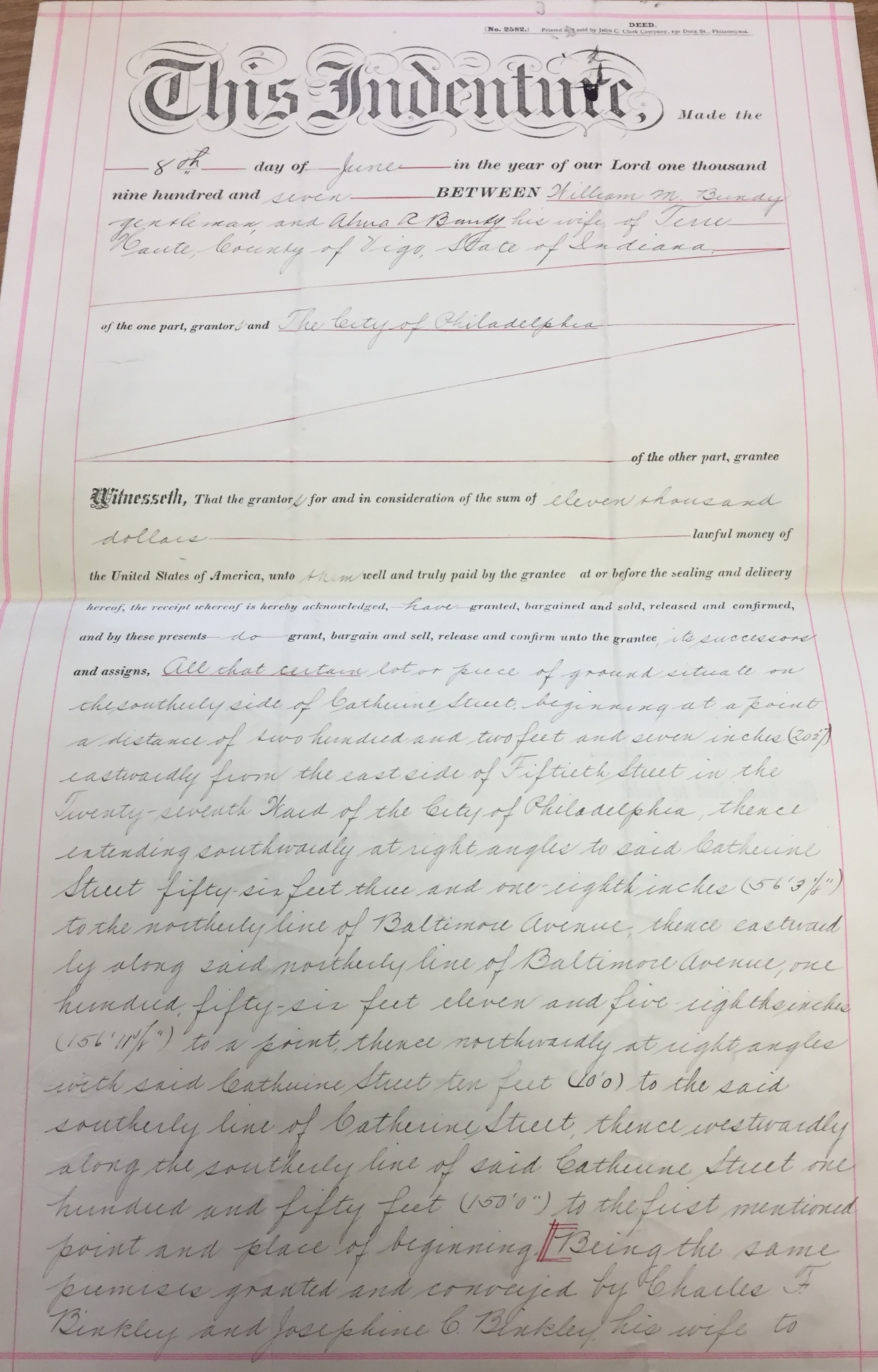  While the Bundy family settled for their tiny parcel for $11,000 - just 10% more than they had paid for it, the Potters took a different approach and demanded $80,000 for their lot. At some point following their 1901 acquisition, they had actually b