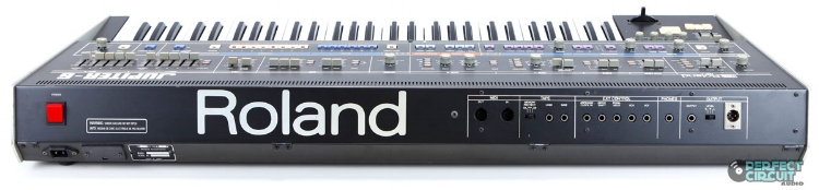 One of the very first MIDI equipped keyboards - the Roland Jupiter 6