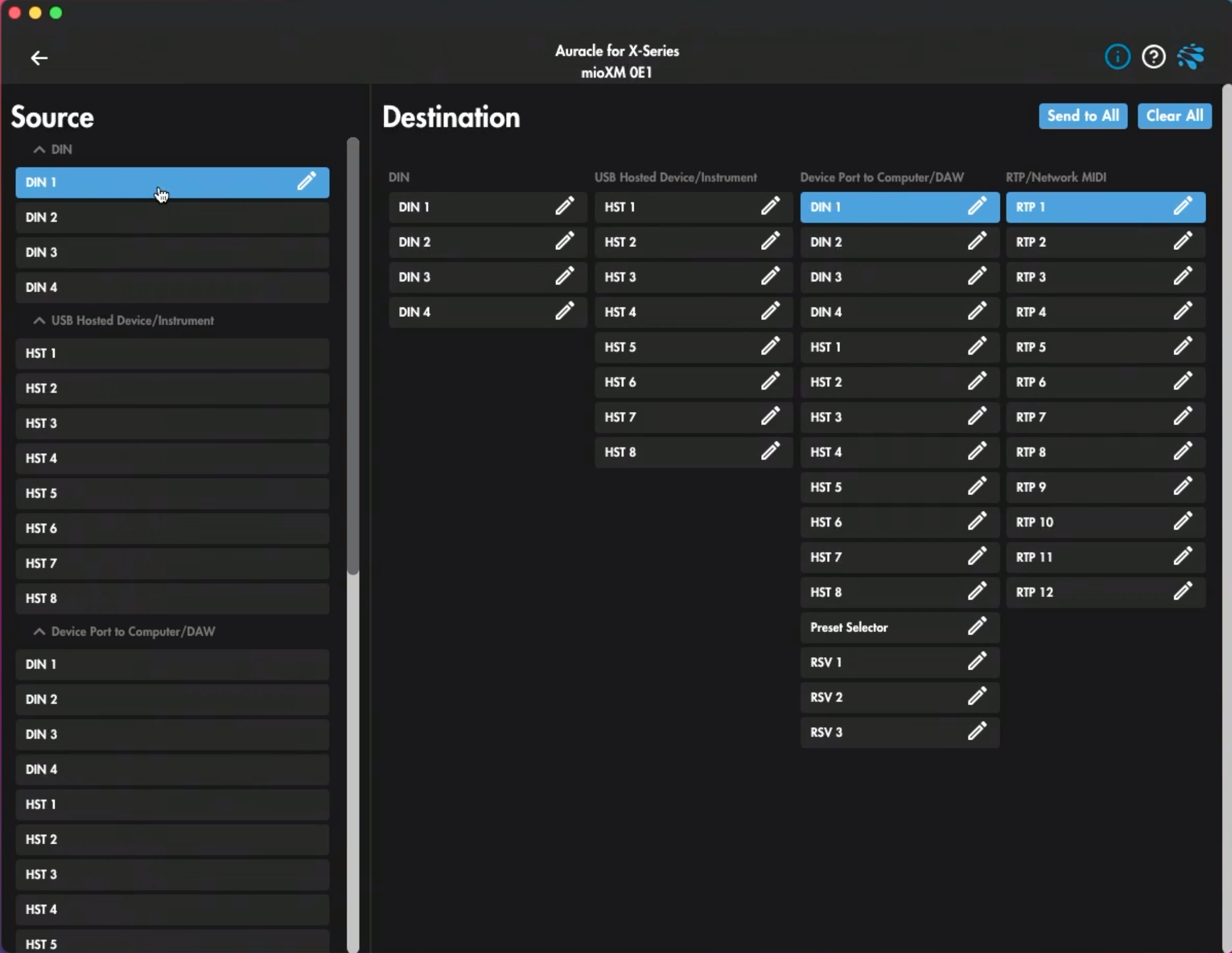 MIDI Routing in Auracle for X-Series