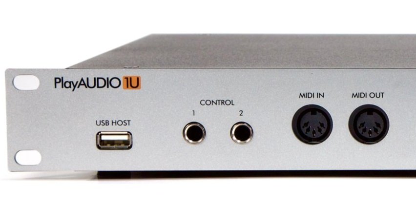  PlayAUDIO1U features 5 pin Din, USB host port, and RTP network MIDI  