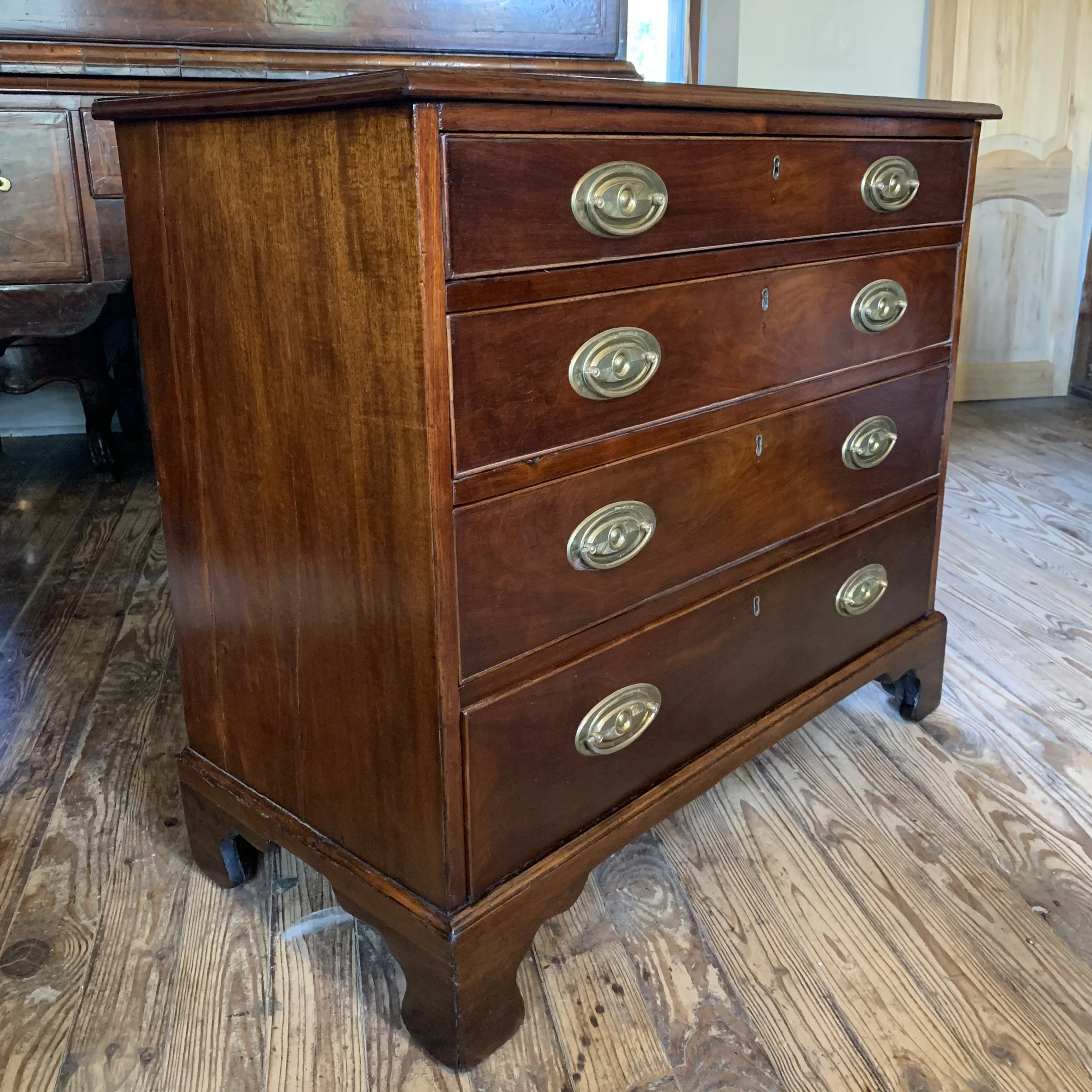 Small Georgian Mahogany Chest of Drawers