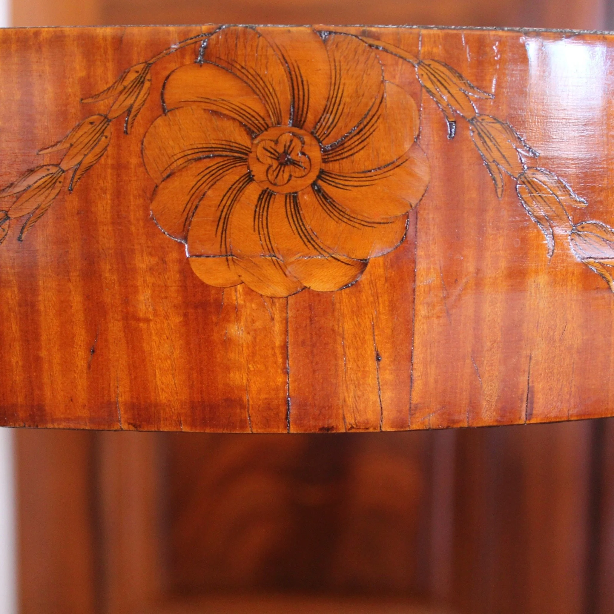 Pair-Edwardian-Satinwood-Marquetry-Console-Tables-With-Marble-Tops-detail