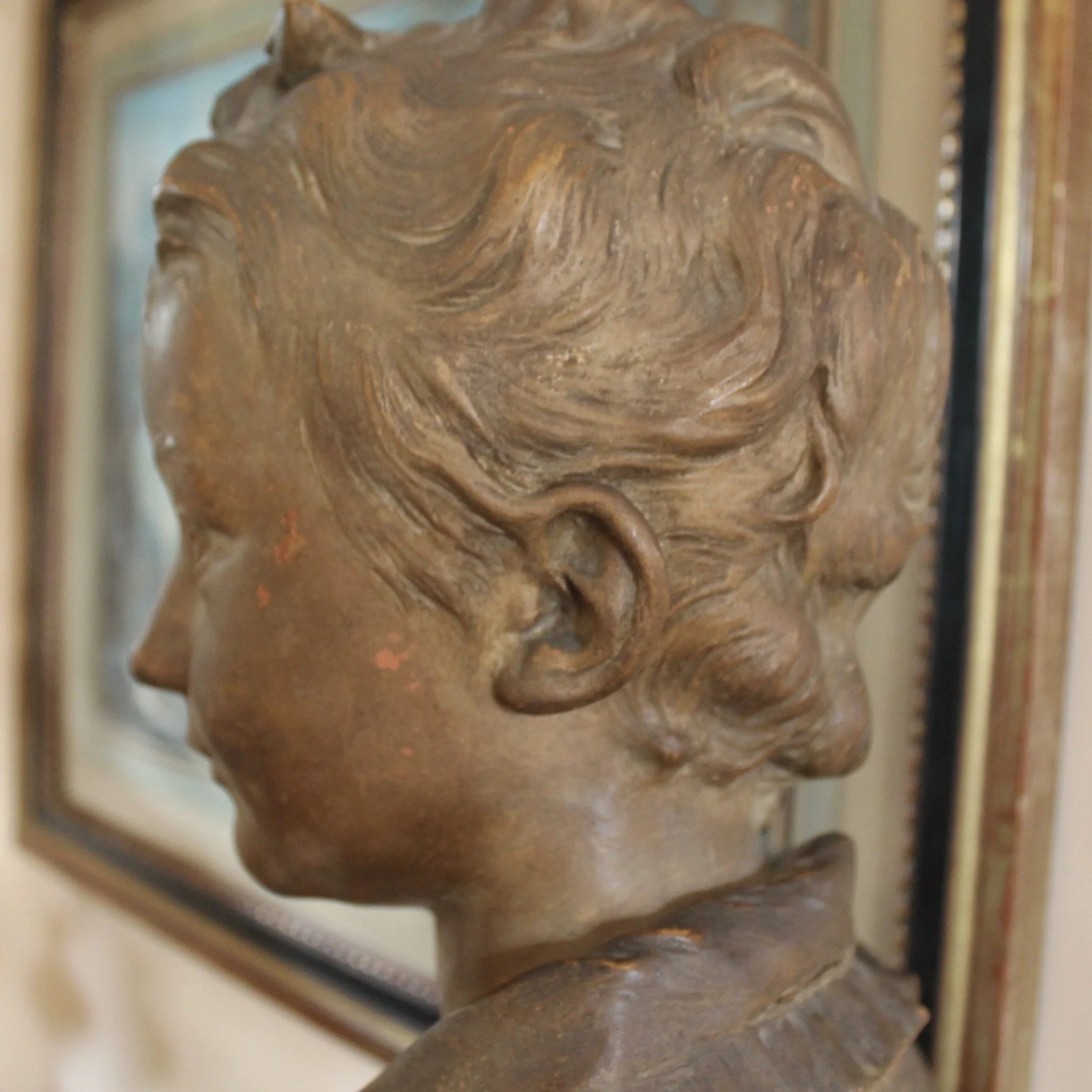 Terracotta Bust of Alexandre Brogniart, after Houdon