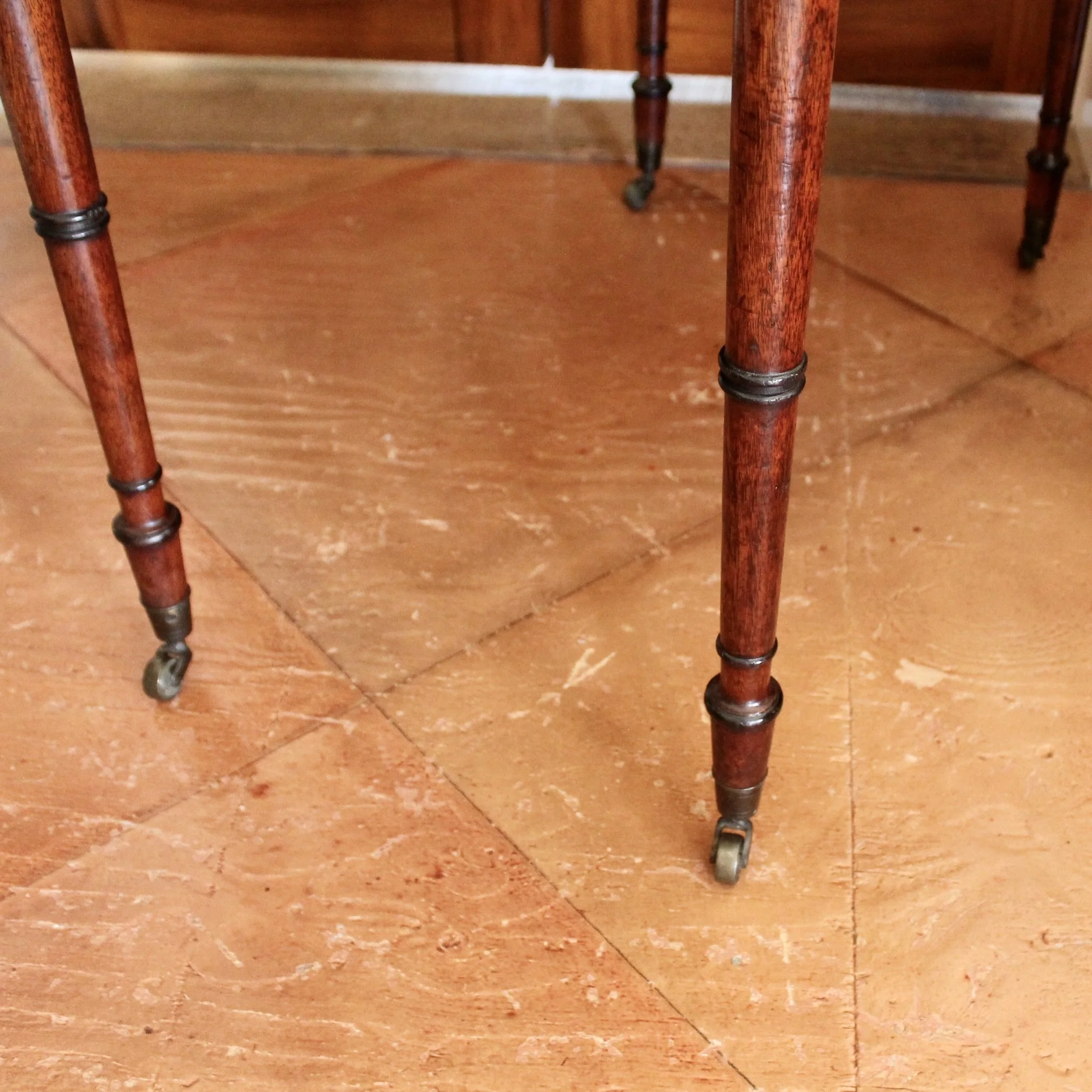 Regency Mahogany Ebonized Pembroke Table