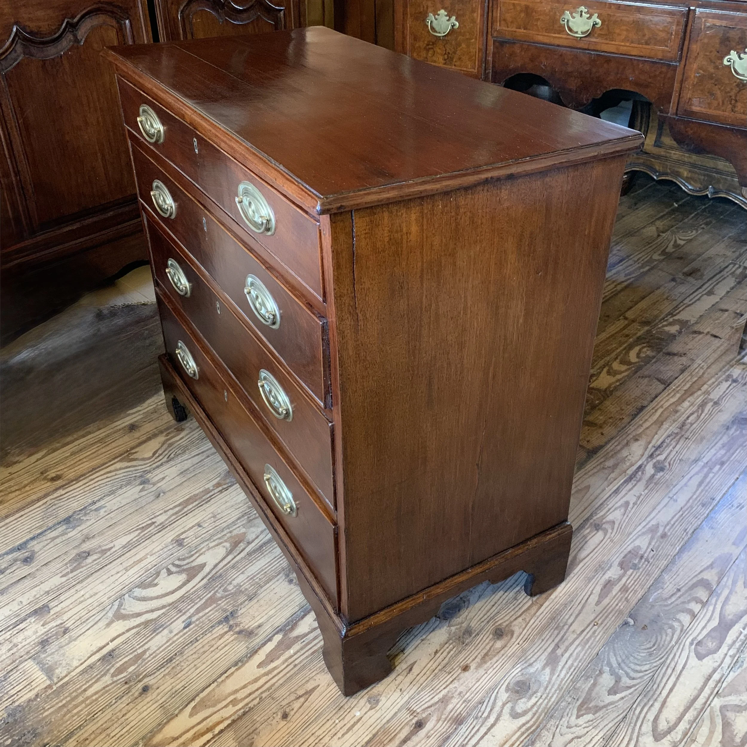 Small Georgian Mahogany Chest of Drawers