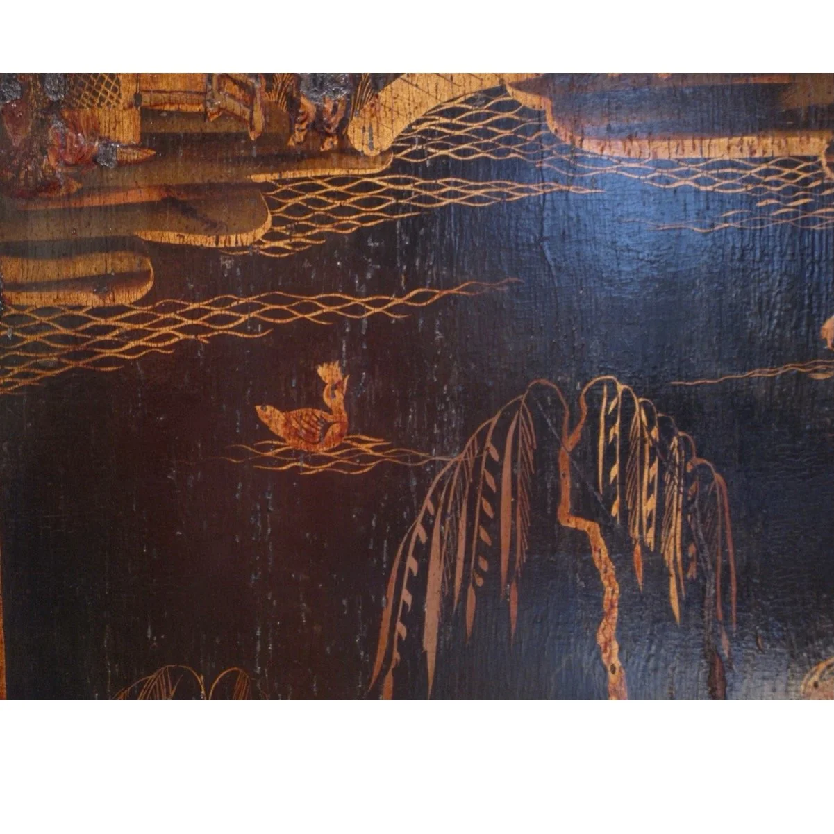 George-II-Black-Japanned-Hanging-Corner-Cabinet (6)-detail
