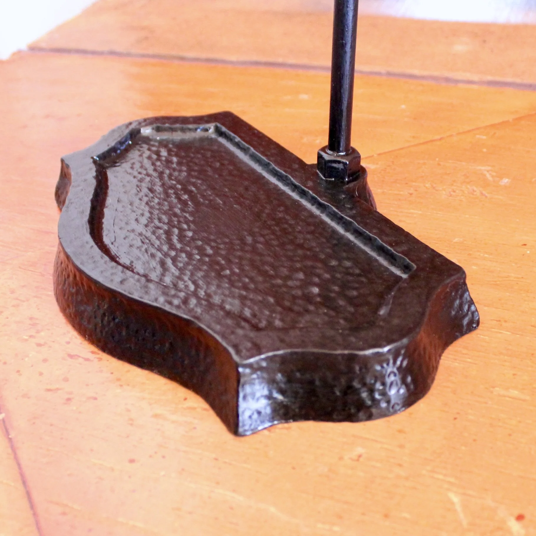 Cast Iron and Brass Antique Fire Tool Stand