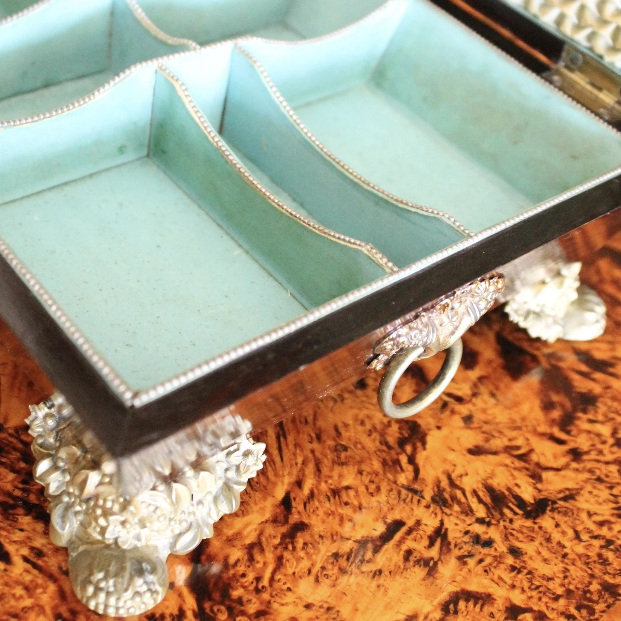 Regency Period Brass Inlaid Rosewood Box