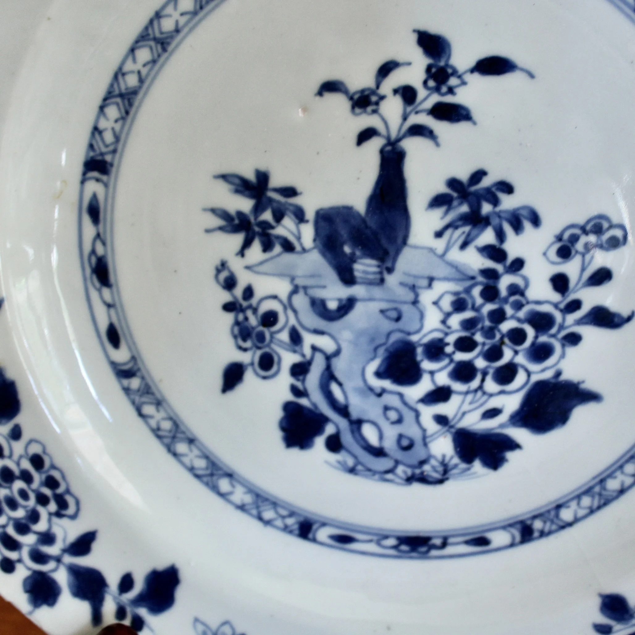 Chinese Export Porcelain Dishes, Blue and White