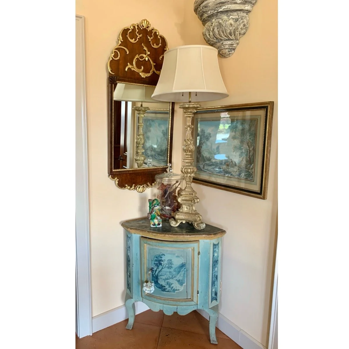 Danish-Rococo-Walnut-And-Gilt-Mirror (2)