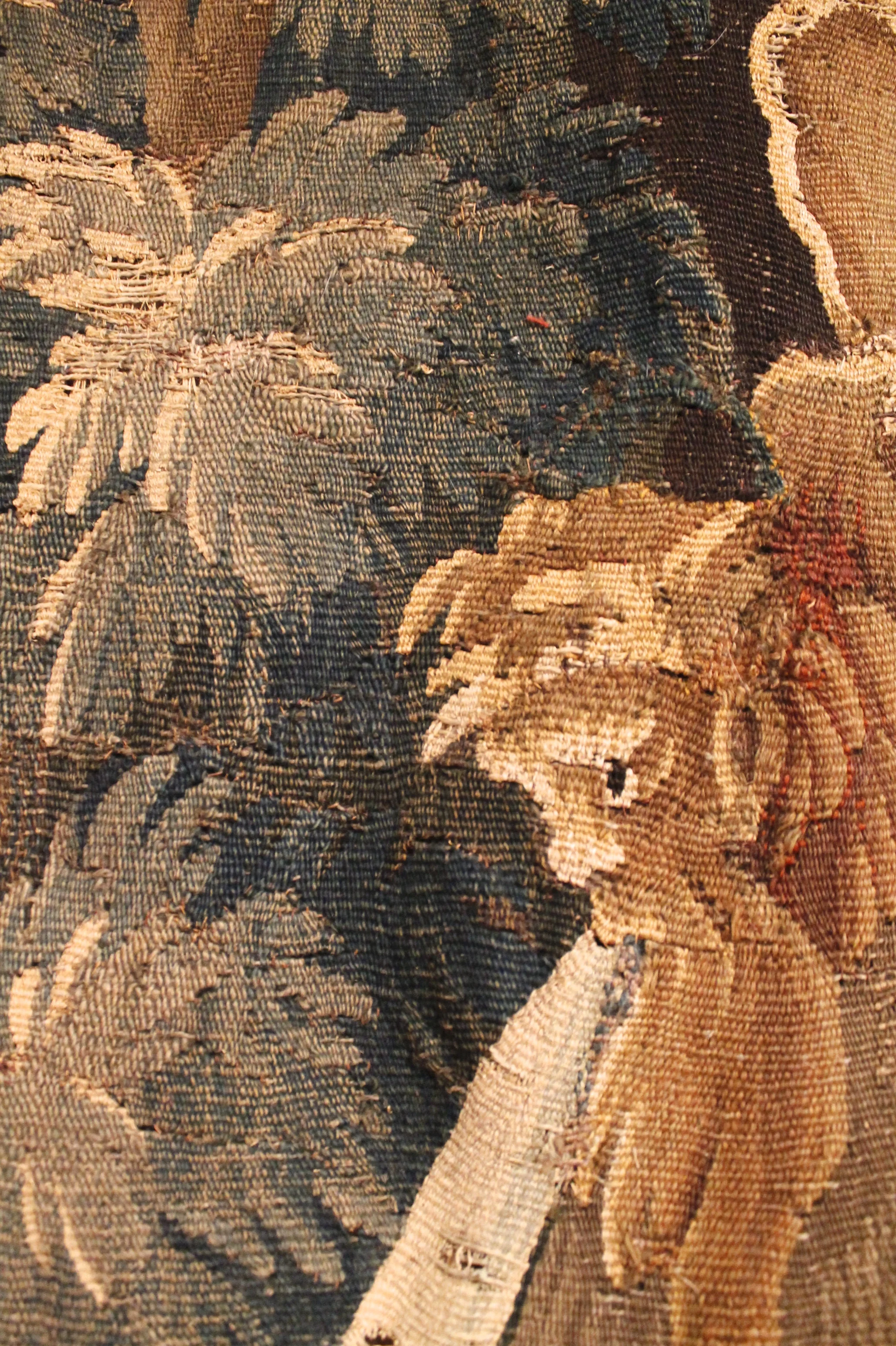 French or Flemish 18th Century Verdure Tapestry