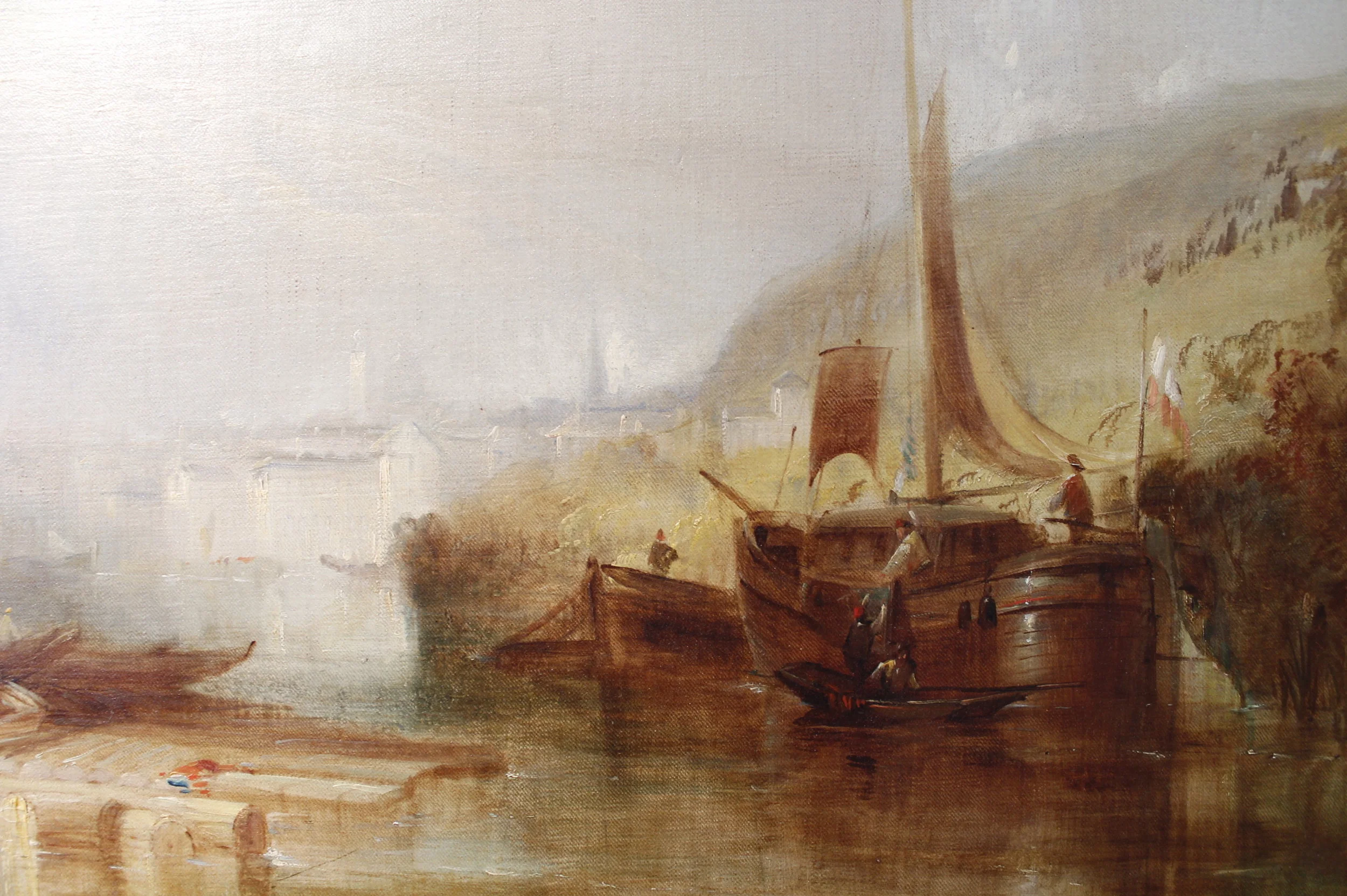 “Sambre on the Meuse,” by James Baker Pyne (1800-1870)