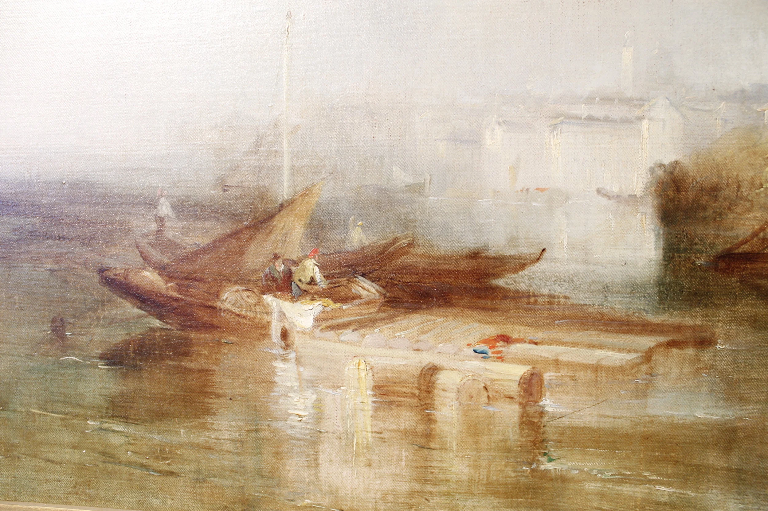 “Sambre on the Meuse,” by James Baker Pyne (1800-1870)