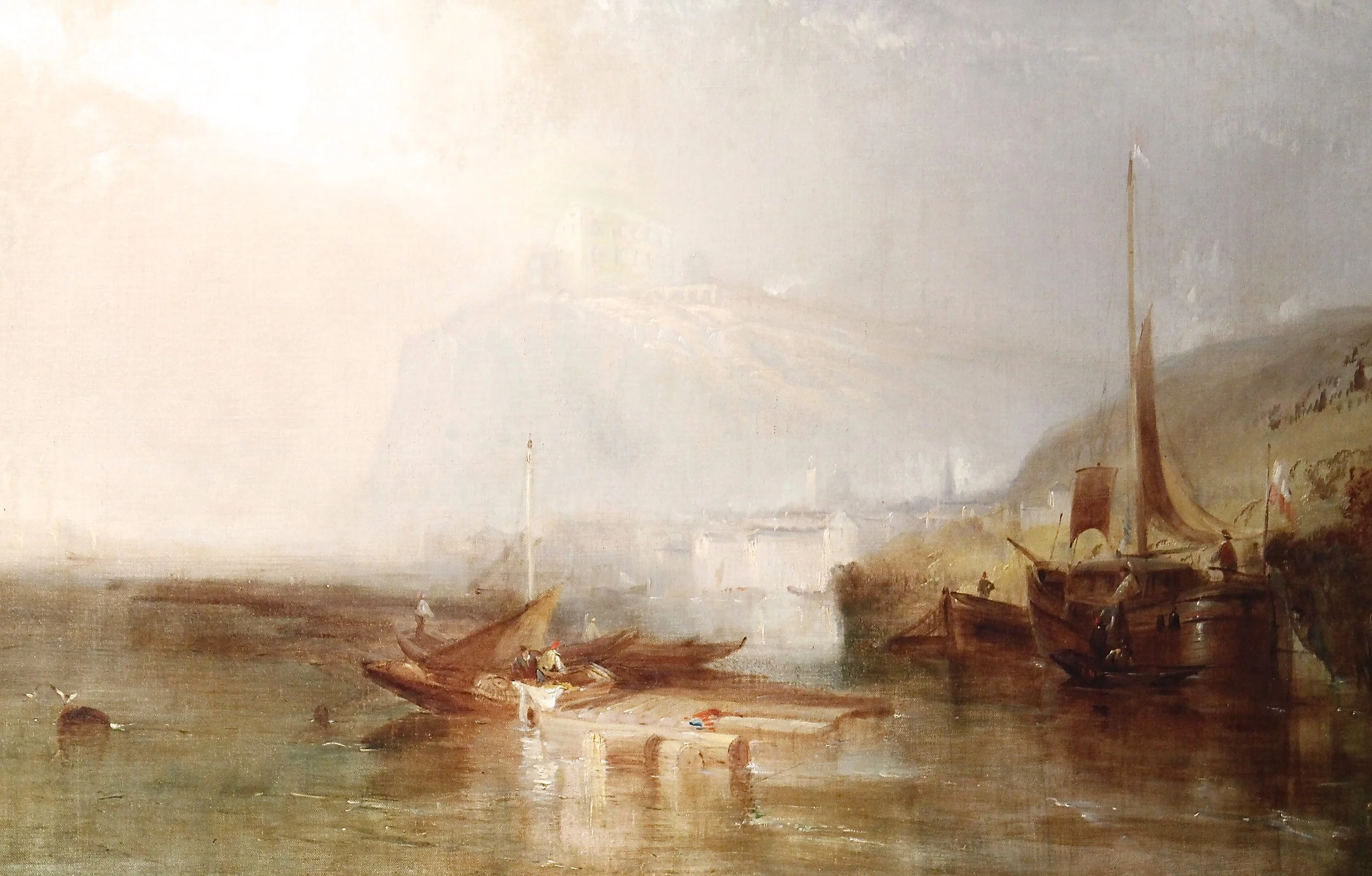 “Sambre on the Meuse,” by James Baker Pyne (1800-1870)