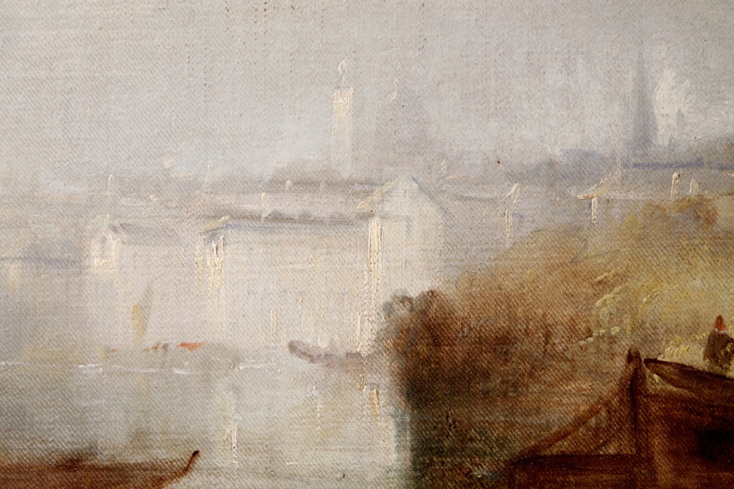 “Sambre on the Meuse,” by James Baker Pyne (1800-1870)