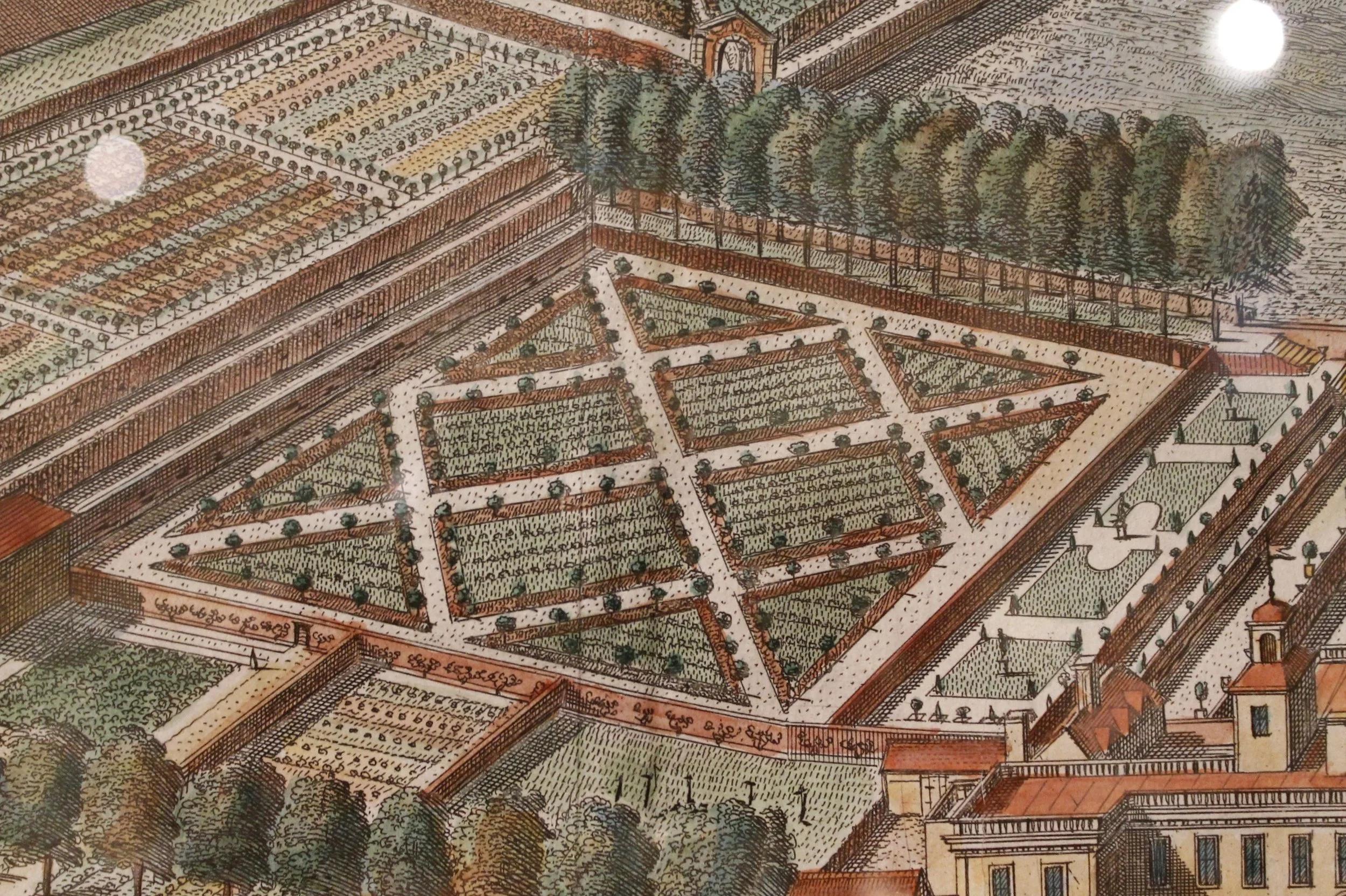 Bird’s Eye View of “Fair Lawn,” Kent engraved by Johannes Kip
