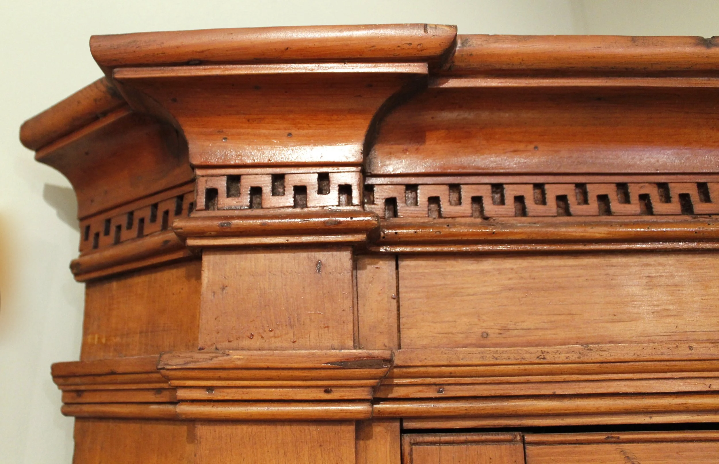 Federal Mid-Atlantic Pine Corner Cupboard