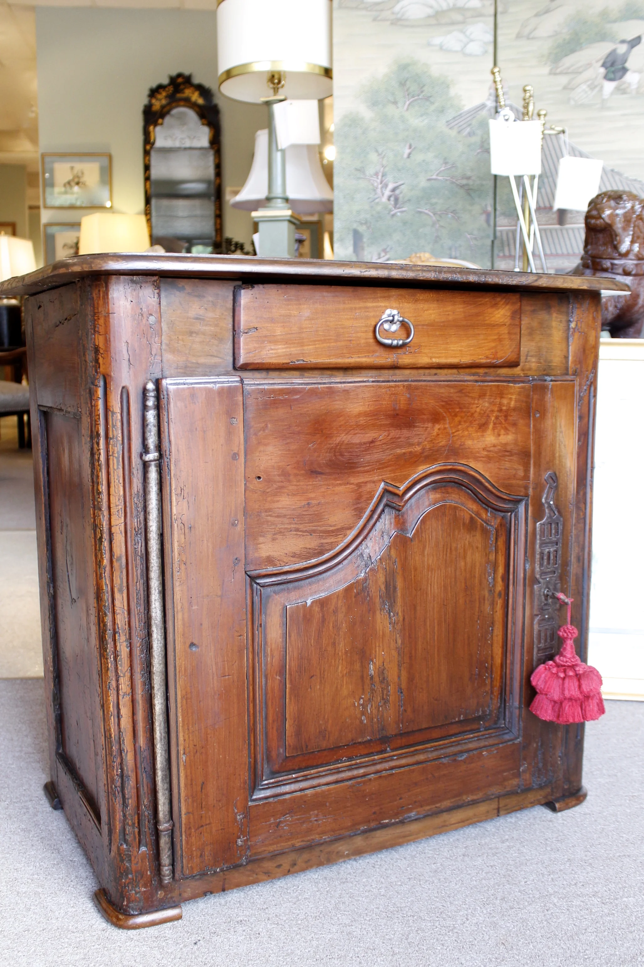 Louis XV Walnut Small Cabinet