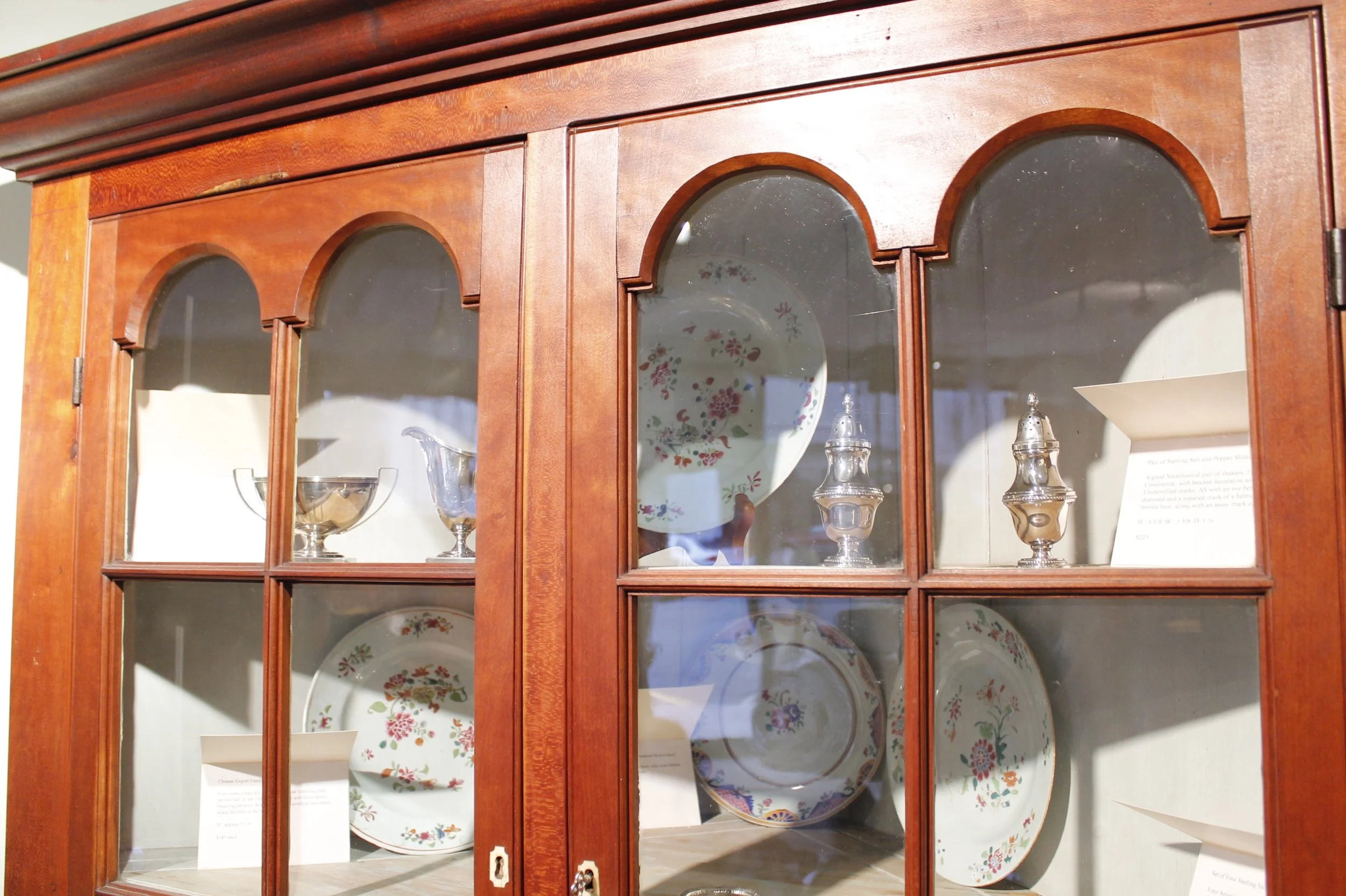 Pennsylvania Federal Cherry Corner Cupboard
