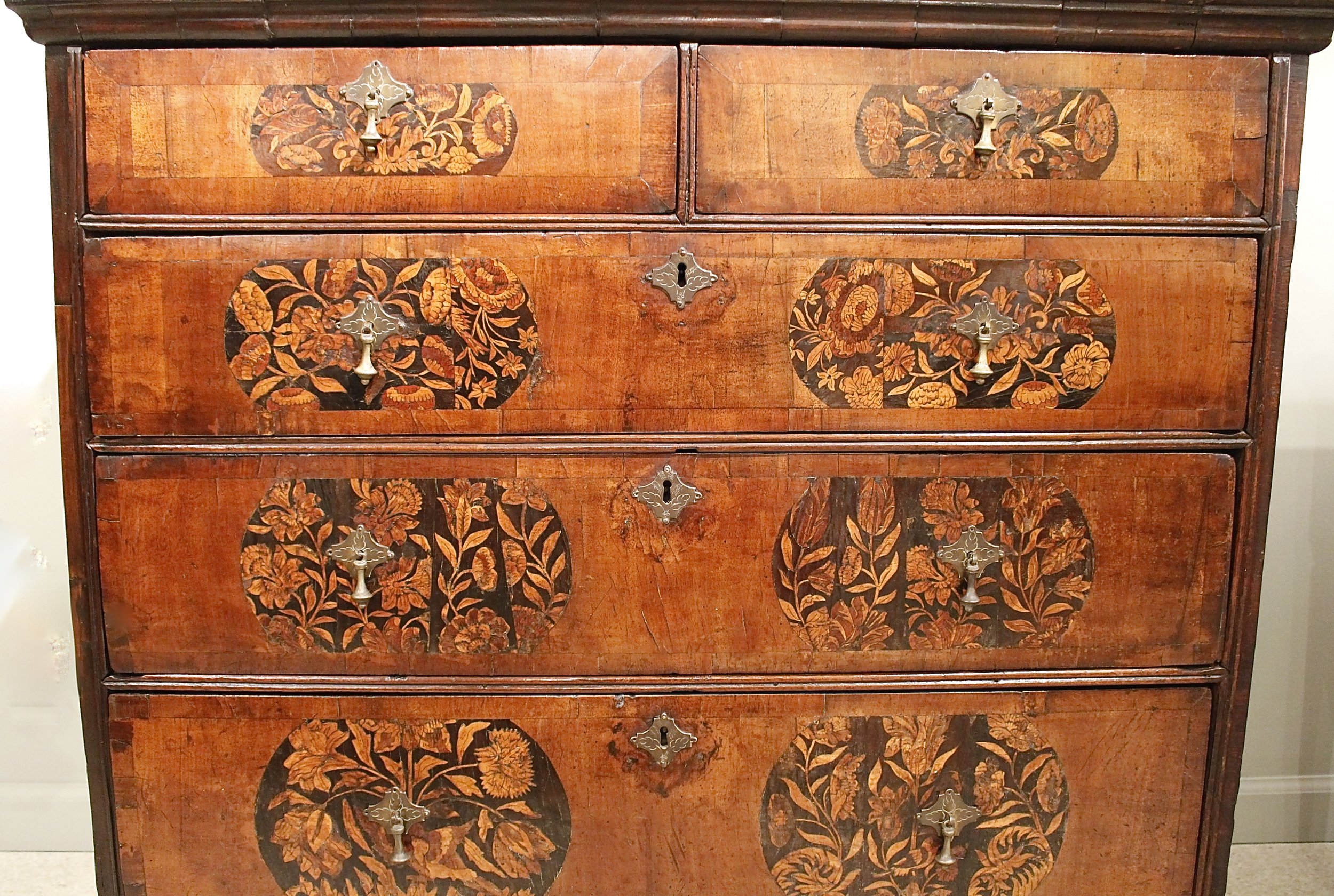 William & Mary Marquetry Chest of Drawers