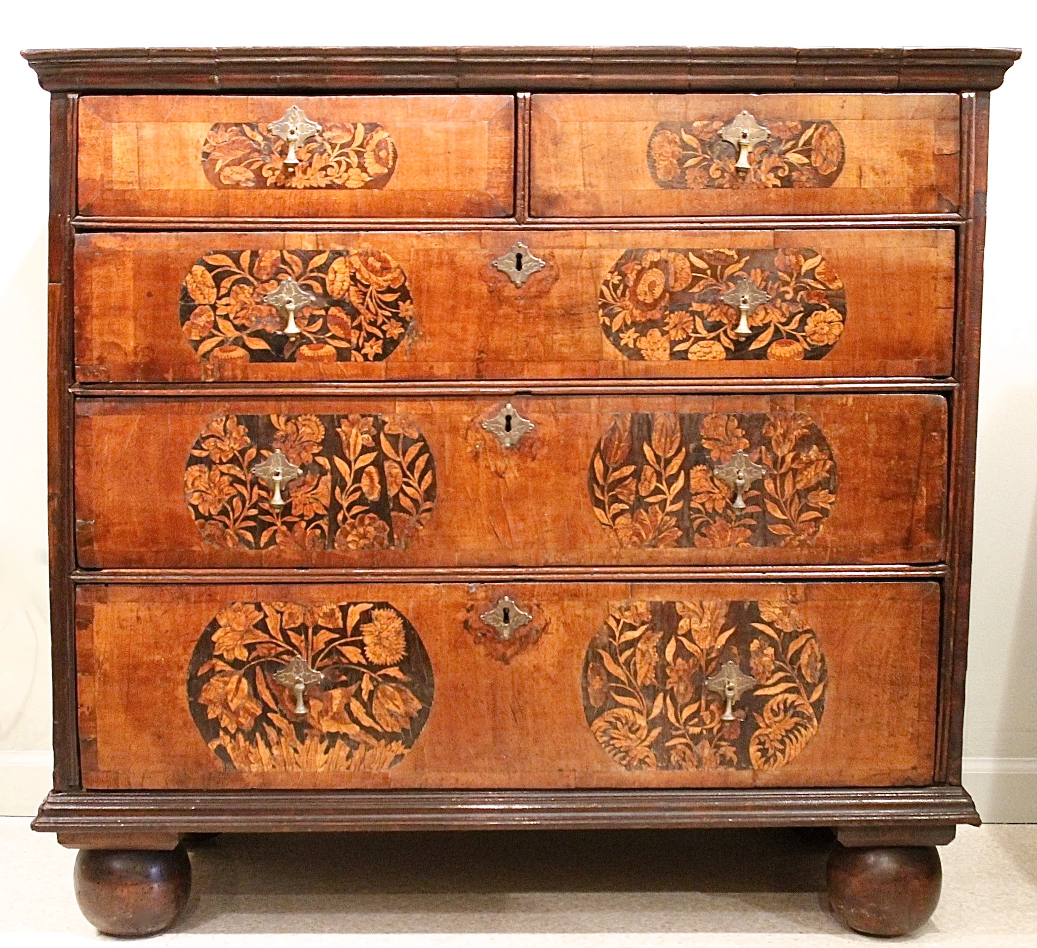William & Mary Marquetry Chest of Drawers