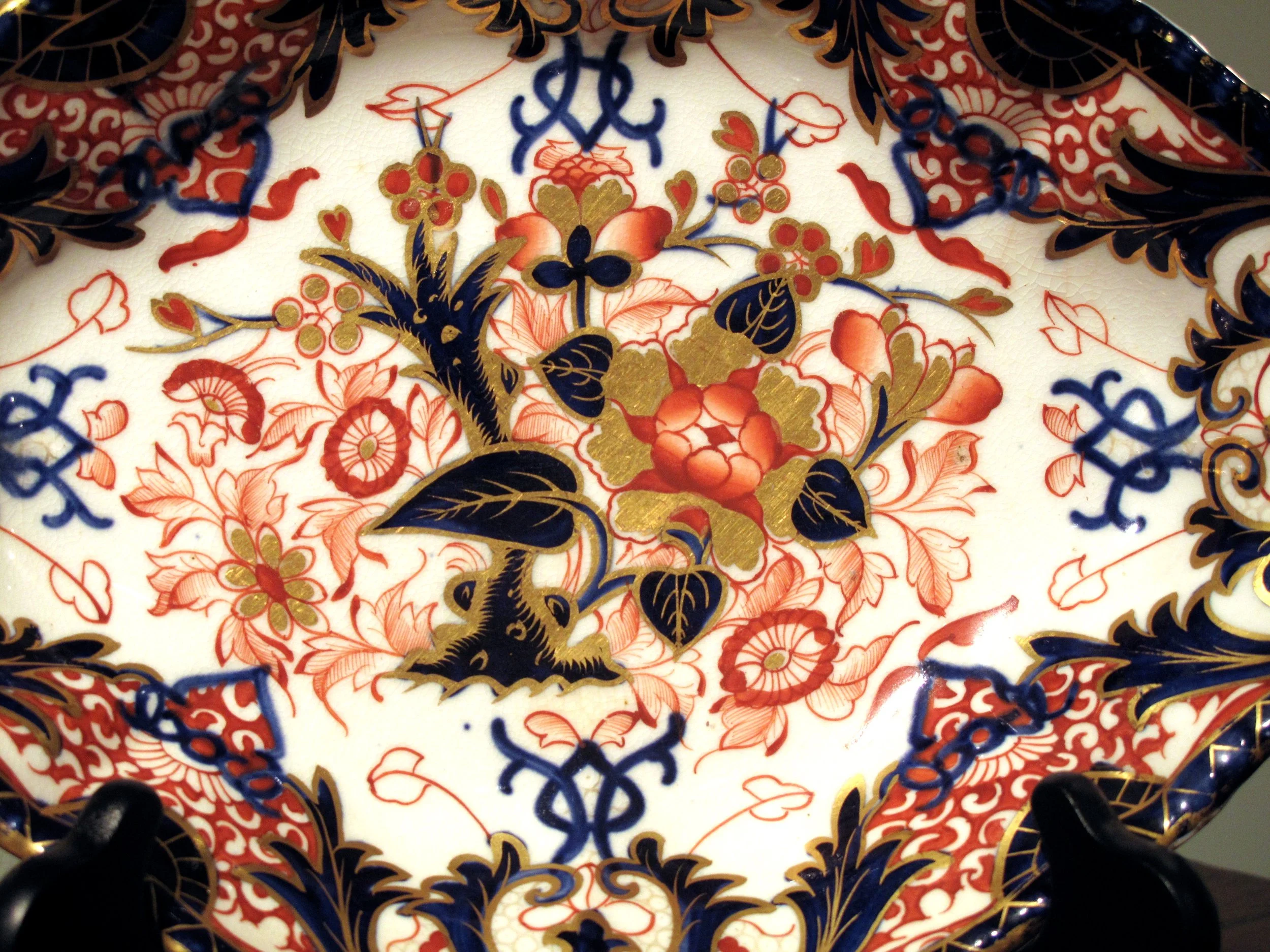 English Derby Imari Vegetable Dish, ca. 1830
