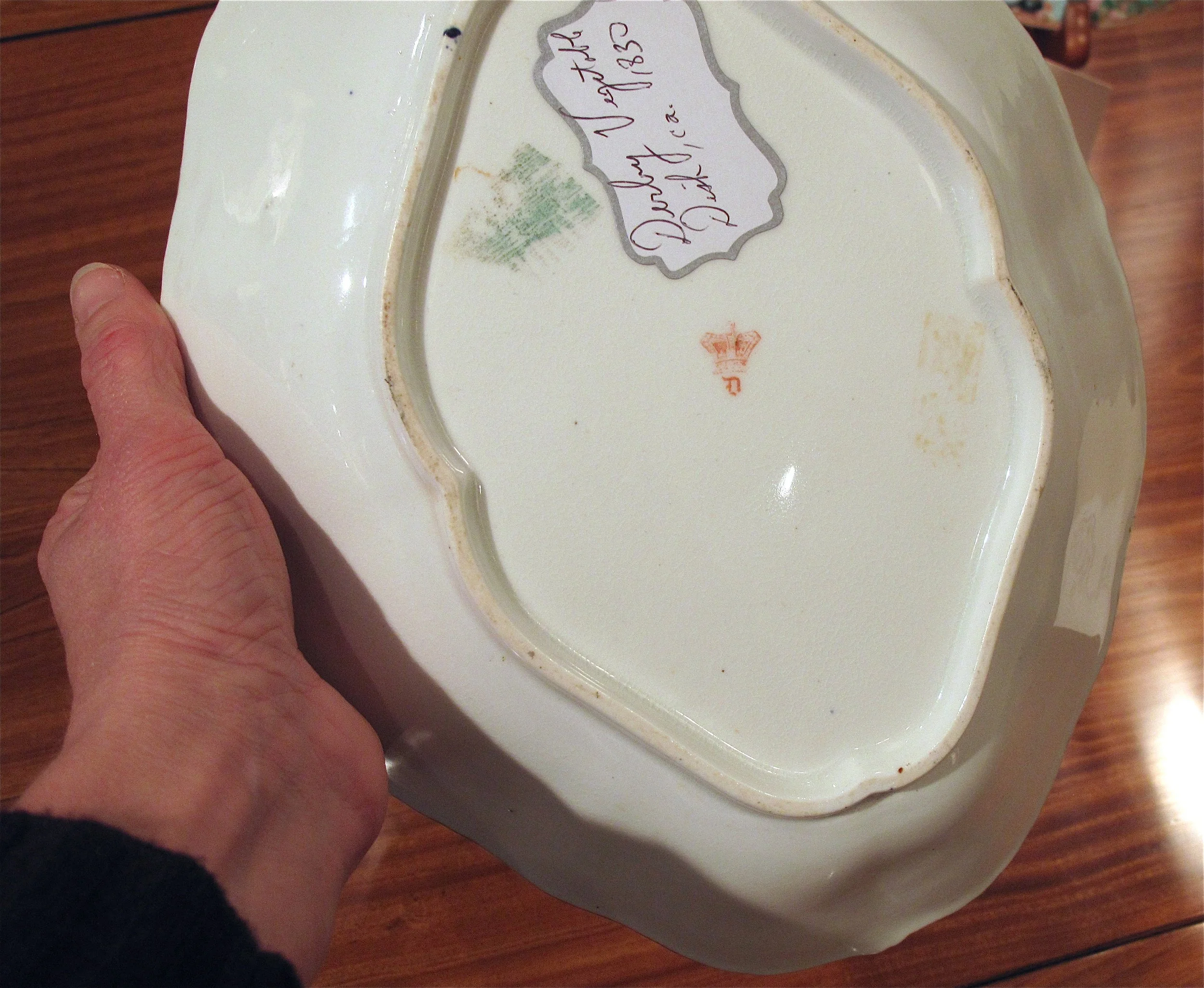 English Derby Imari Vegetable Dish, ca. 1830