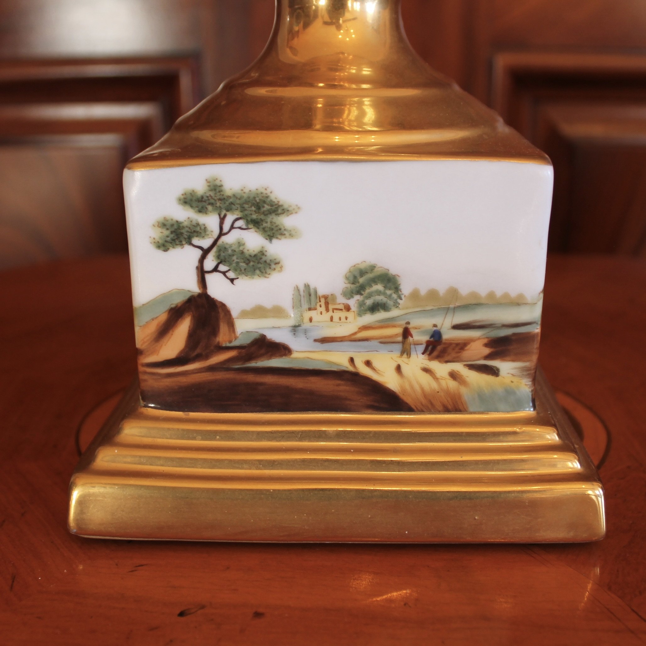 Large antique Paris porcelain Vase