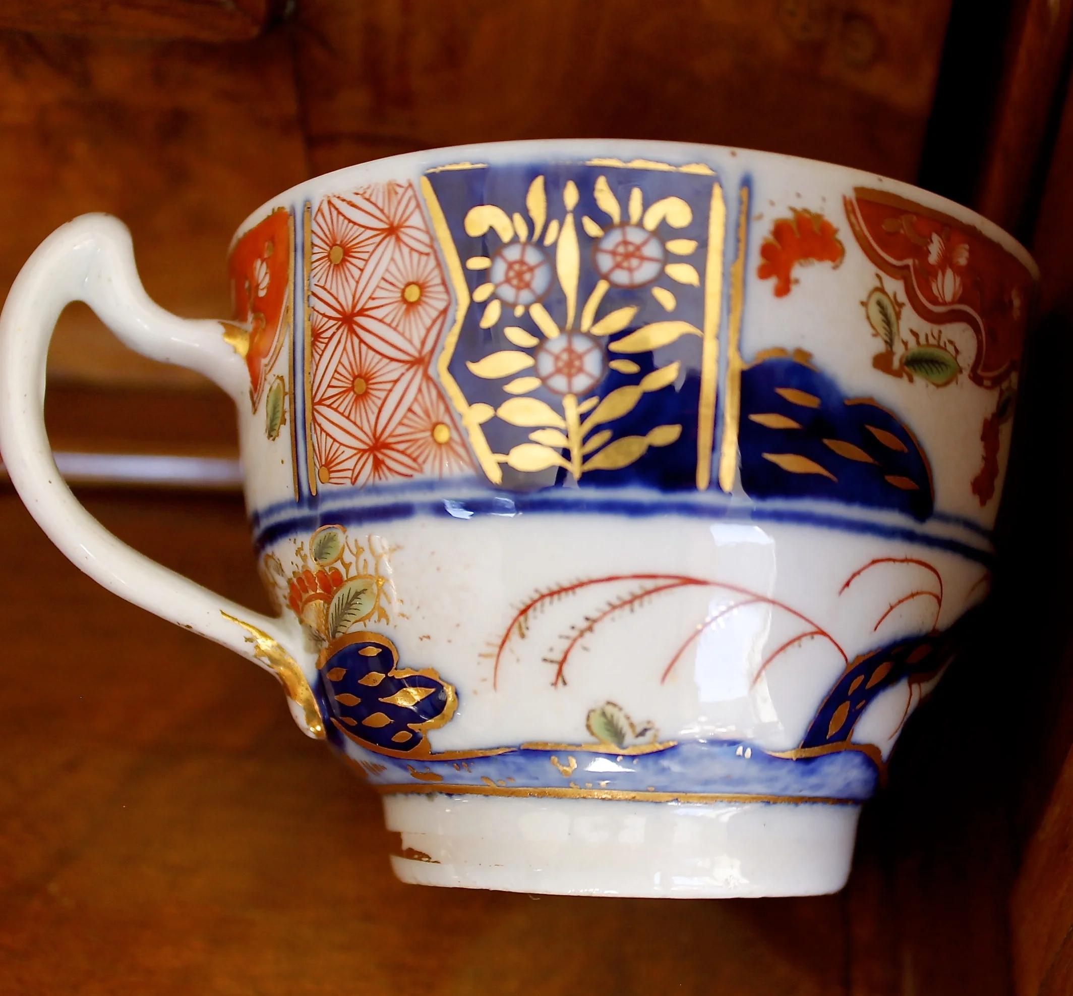 Spode “Rock and Tree” Pattern Porcelain Tea Cup