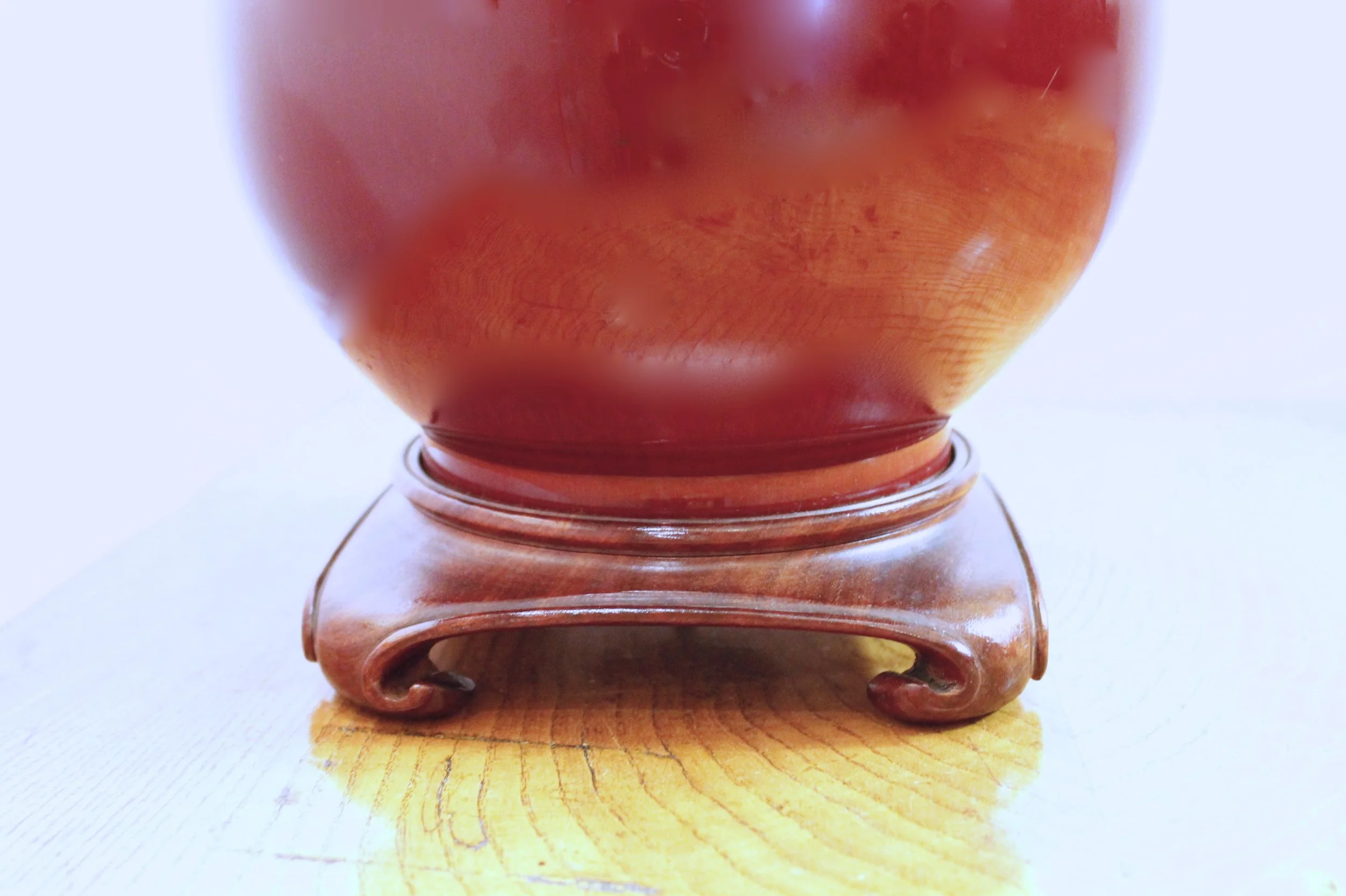 Chinese Porcelain Oxblood, sang de boeuf