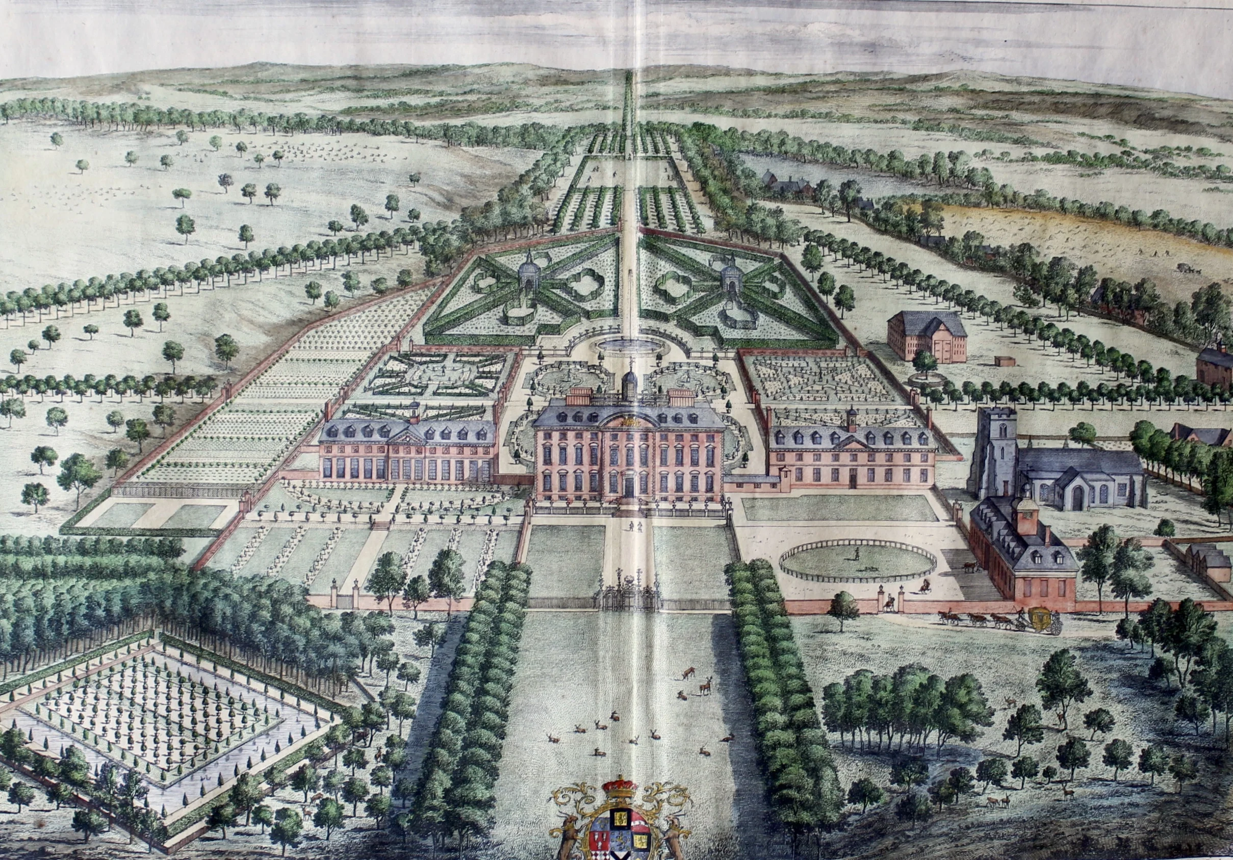 Bird’s Eye English Estate Views Engraved by Johannes Kip